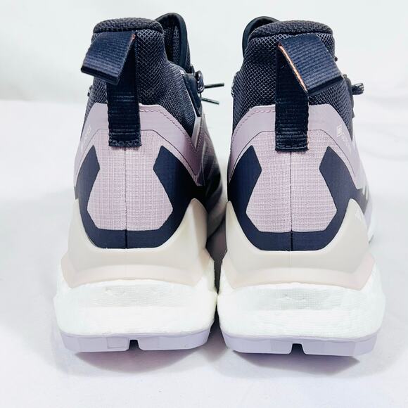 Adidas TERREX Free Hiker 2 Shoe Women 10 Hiking Shoe Mid Fig Silver Black New - Picture 5 of 8